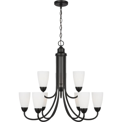 Seville Nine Light Chandelier by Visual Comfort & Co.. Made from steel in a unique style.