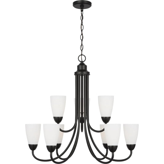 Seville Nine Light Chandelier by Visual Comfort & Co.. Made from steel in a unique style.