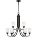 Seville Nine Light Chandelier by Visual Comfort & Co.. Made from steel in a unique style.