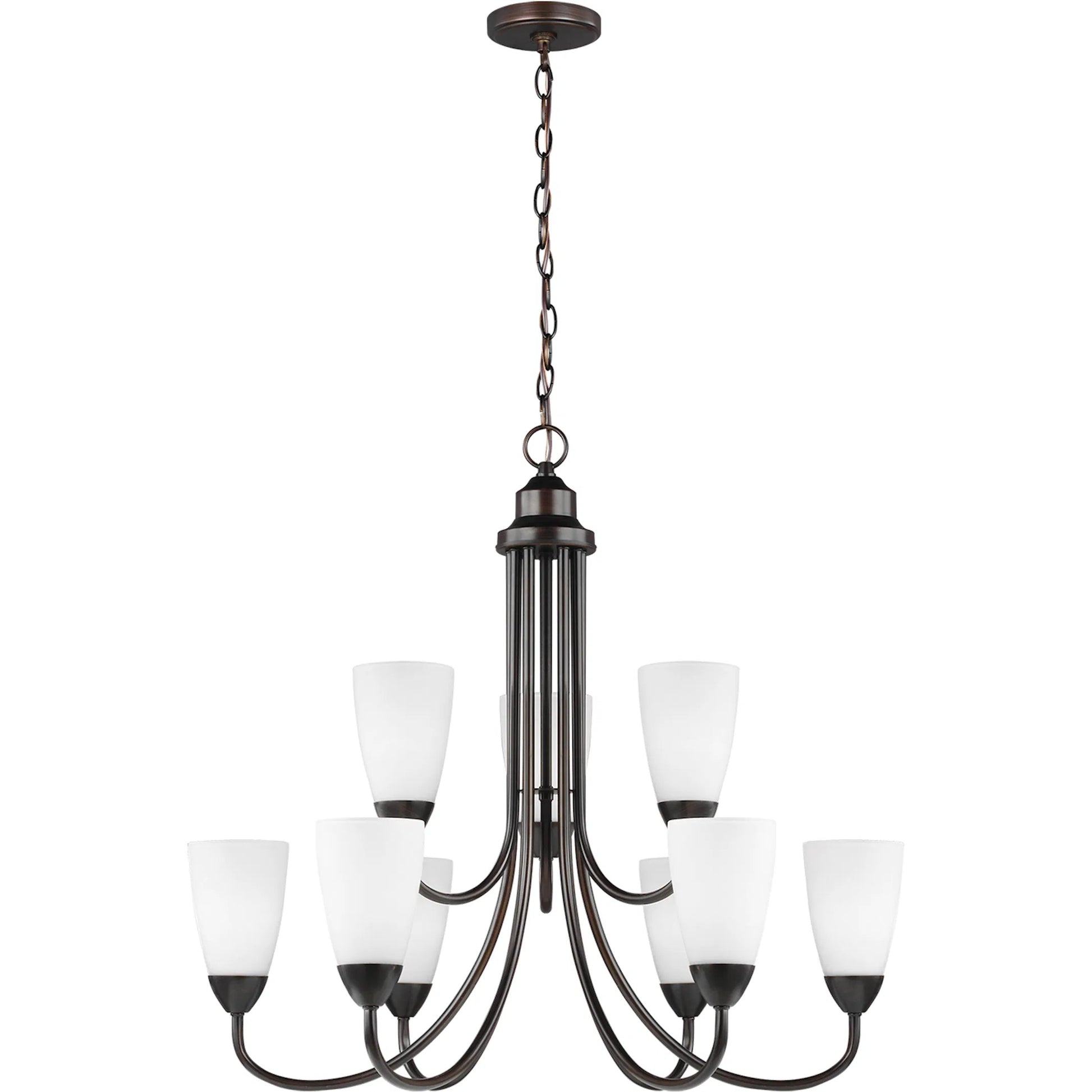 Seville Nine Light Chandelier by Visual Comfort & Co.. Made from steel in a unique style.