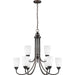 Seville Nine Light Chandelier by Visual Comfort & Co.. Made from steel in a unique style.