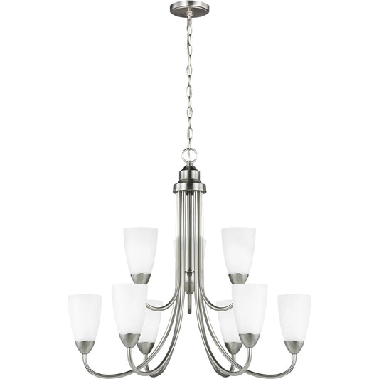 Seville Nine Light Chandelier by Visual Comfort & Co.. Made from steel in a unique style.