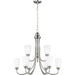 Seville Nine Light Chandelier by Visual Comfort & Co.. Made from steel in a unique style.