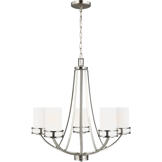 Robie Five Light Chandelier by Visual Comfort & Co.. Made from steel in a unique style.