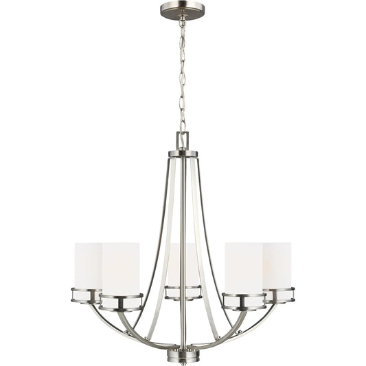 Robie Five Light Chandelier by Visual Comfort & Co.. Made from steel in a unique style.