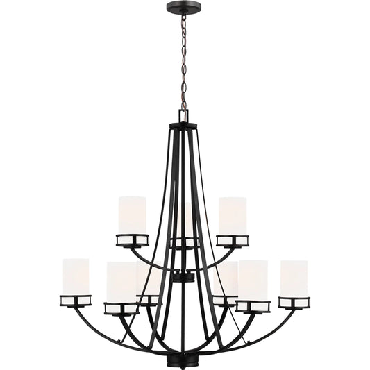 Robie Nine Light Chandelier by Visual Comfort & Co.. Made from steel in a unique style.