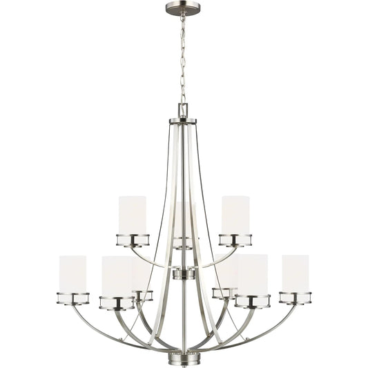 Robie Nine Light Chandelier by Visual Comfort & Co.. Made from steel in a unique style.