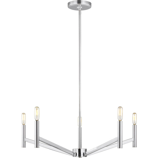 Vector Five Light Chandelier by Visual Comfort & Co.. Made from steel in a unique style.