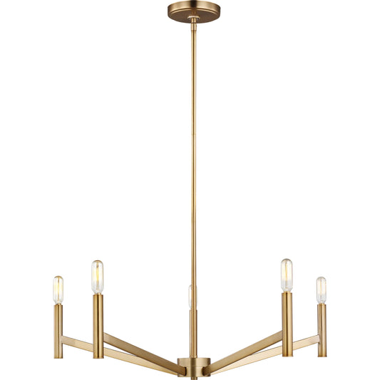 Vector Five Light Chandelier by Visual Comfort & Co.. Made from steel in a unique style.