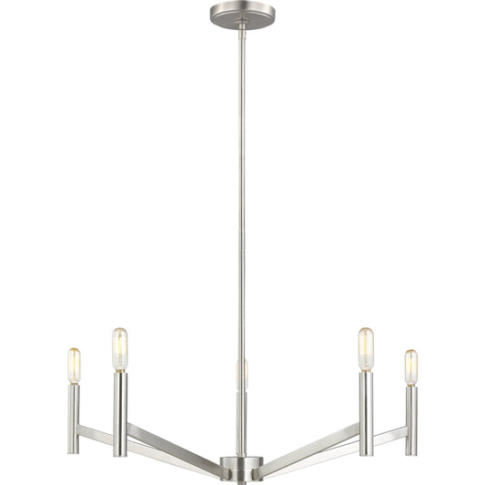 Vector Five Light Chandelier by Visual Comfort & Co.. Made from steel in a unique style.