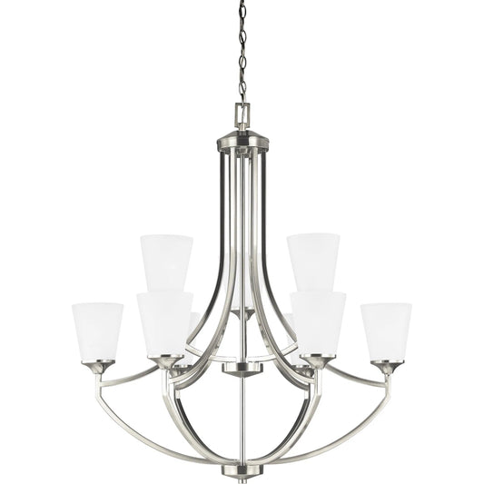 Hanford Nine Light Chandelier by Visual Comfort & Co.. Made from steel in a unique style.