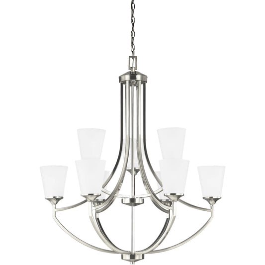Hanford Nine Light Chandelier by Visual Comfort & Co.. Made from steel in a unique style.
