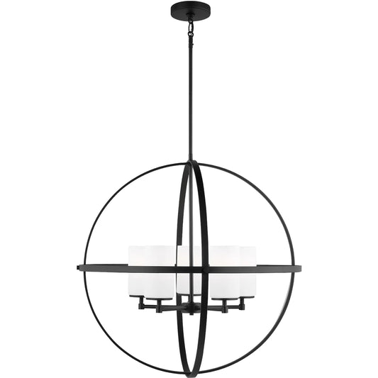 Alturas Five Light Chandelier by Visual Comfort & Co.. Made from steel in a unique style.