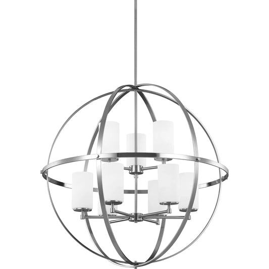Alturas Nine Light Chandelier by Visual Comfort & Co.. Made from steel in a unique style.