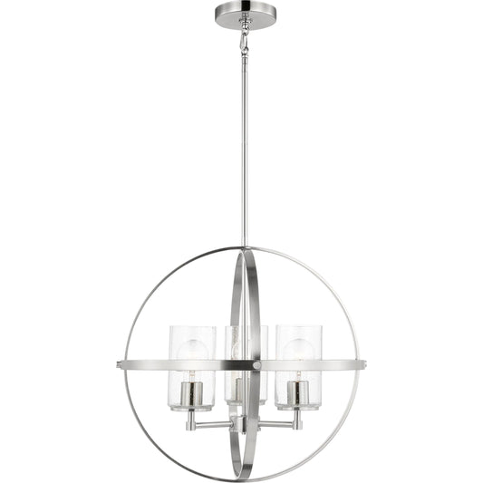 Alturas Three Light Chandelier by Visual Comfort & Co.. Made from steel in a unique style.