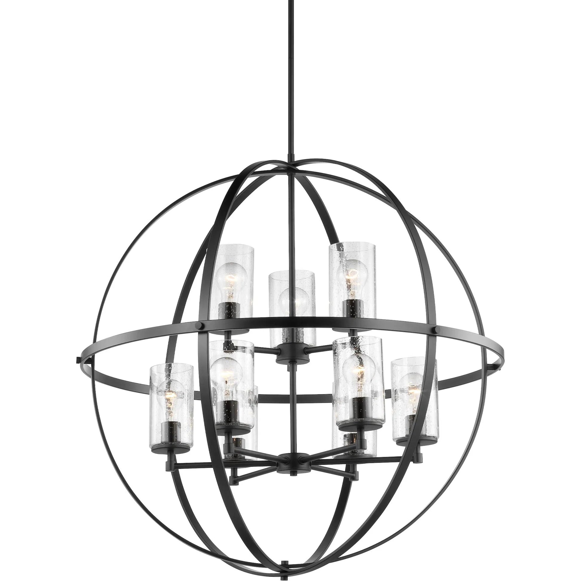 Alturas Nine Light Chandelier by Visual Comfort & Co.. Made from steel in a unique style.