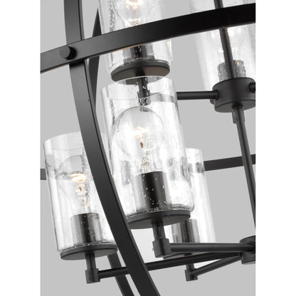 Alturas Nine Light Chandelier by Visual Comfort & Co.. Made from steel in a unique style.