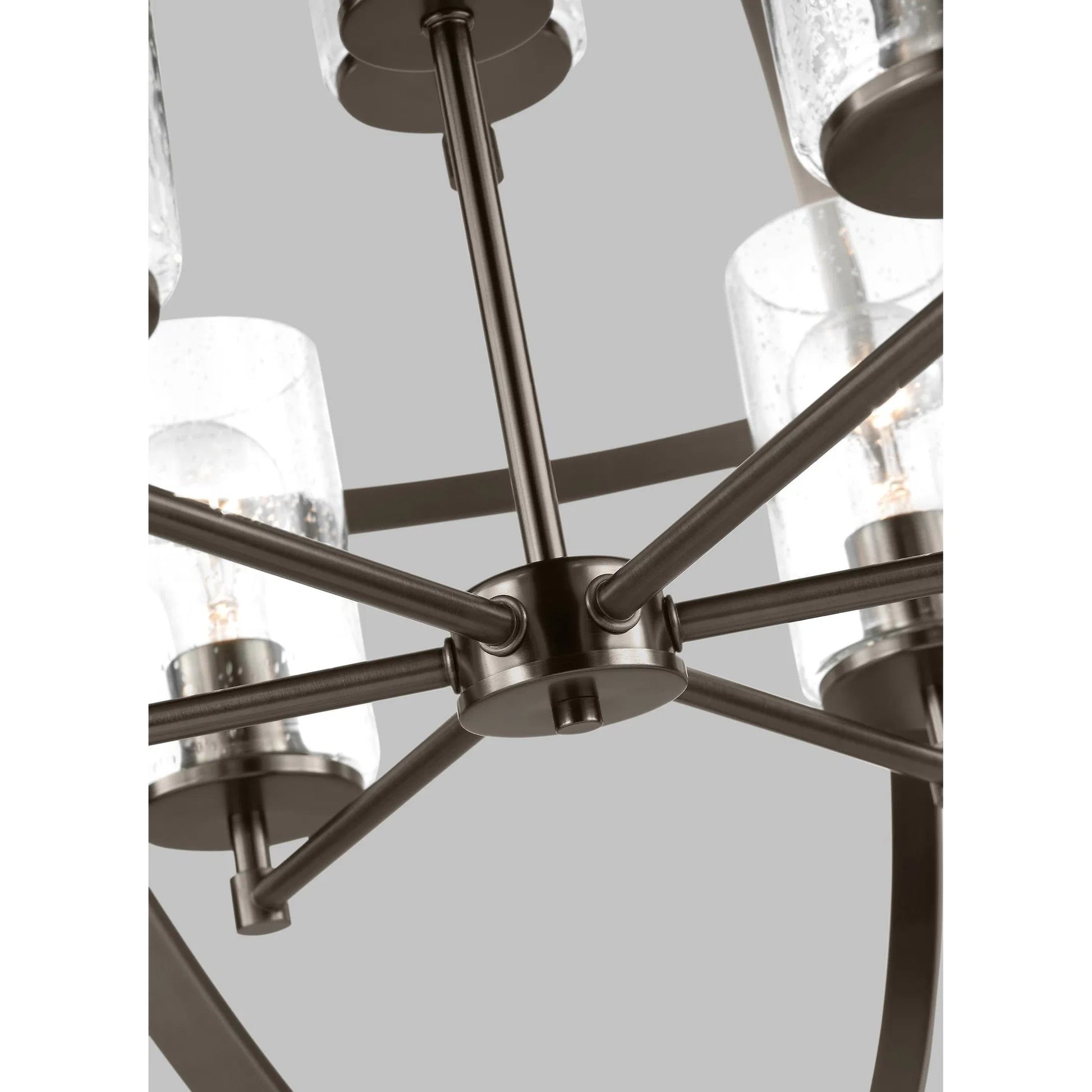 Alturas Nine Light Chandelier by Visual Comfort & Co.. Made from steel in a unique style.