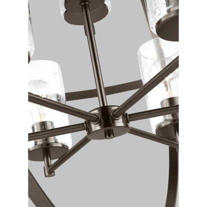 Alturas Nine Light Chandelier by Visual Comfort & Co.. Made from steel in a unique style.