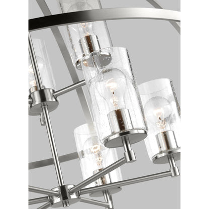 Alturas Nine Light Chandelier by Visual Comfort & Co.. Made from steel in a unique style.