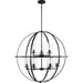 Alturas Nine Light Chandelier by Visual Comfort & Co.. Made from steel in a unique style.