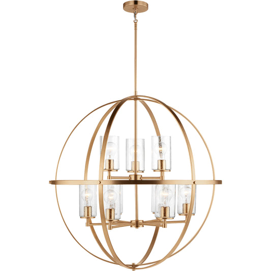 Alturas Nine Light Chandelier by Visual Comfort & Co.. Made from steel in a unique style.