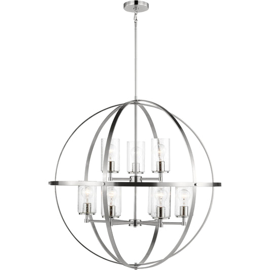 Alturas Nine Light Chandelier by Visual Comfort & Co.. Made from steel in a unique style.