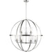 Alturas Nine Light Chandelier by Visual Comfort & Co.. Made from steel in a unique style.