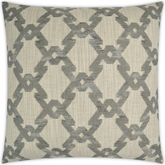 Paradox Pillow by DV Kap Home in graystone. Made from 100% polyester in a unique style.