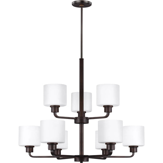 Canfield Nine Light Chandelier by Visual Comfort & Co.. Made from steel in a unique style.
