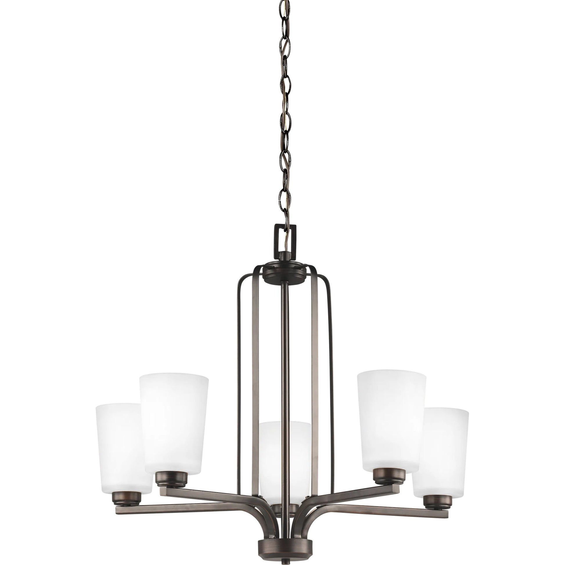 Franport Five Light Chandelier by Visual Comfort & Co.. Made from steel in a unique style.
