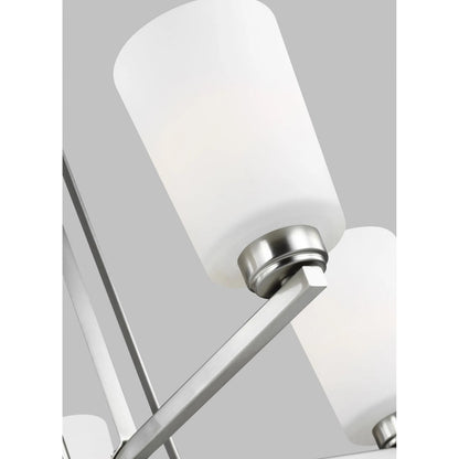Franport Five Light Chandelier by Visual Comfort & Co.. Made from steel in a unique style.