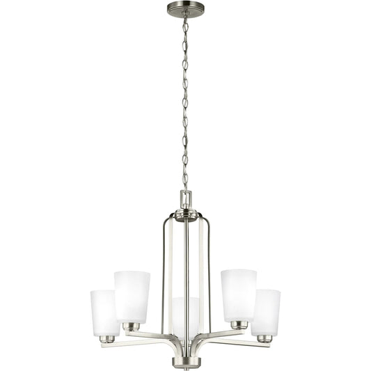 001 SI-2239406 | Primary Silo | Franport Five Light Chandelier by Visual Comfort & Co.. Made from steel in a unique style.