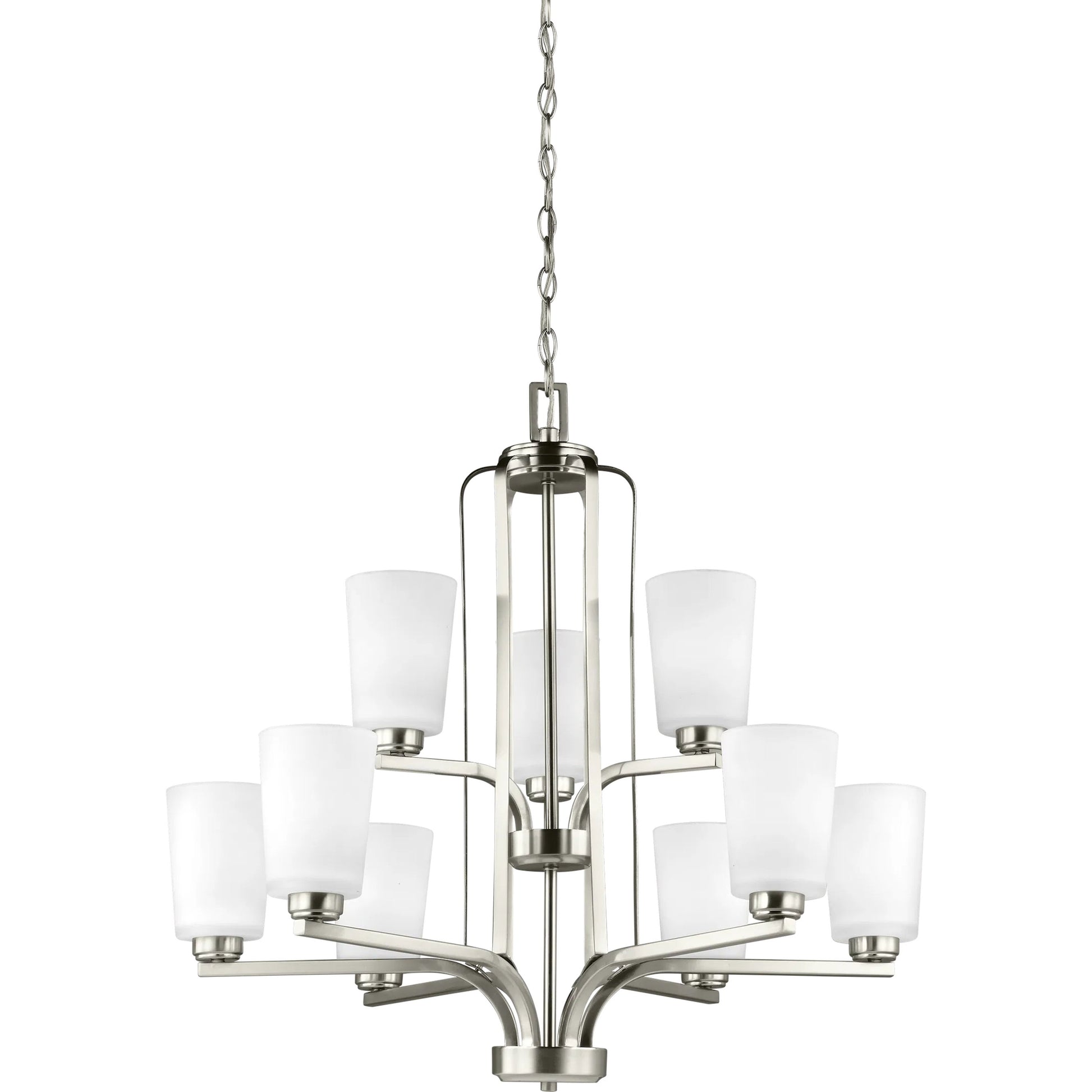 Franport Nine Light Chandelier by Visual Comfort & Co.. Made from steel in a unique style.