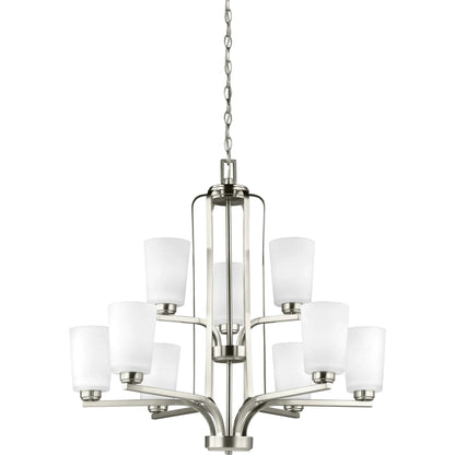 Franport Nine Light Chandelier by Visual Comfort & Co.. Made from steel in a unique style.