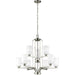 Franport Nine Light Chandelier by Visual Comfort & Co.. Made from steel in a unique style.
