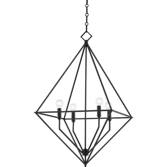 Haines Pendant by Hudson Valley. Made from steel in a modern style.