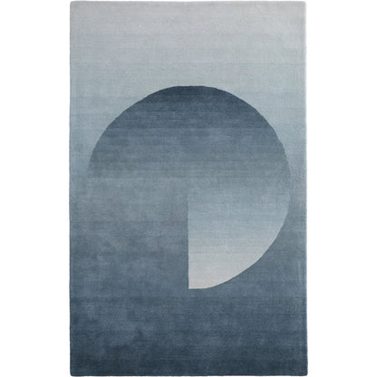 Katya Geometric Rug - KTY8991F by Feizy in blue, white. Made from wool in a unique style.