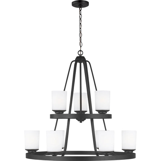 Kemal Nine Light Chandelier by Visual Comfort & Co.. Made from steel in a unique style.