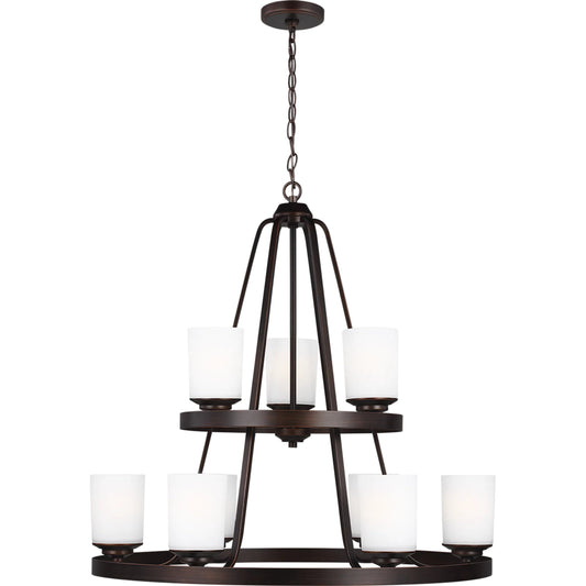 Kemal Nine Light Chandelier by Visual Comfort & Co.. Made from steel in a unique style.