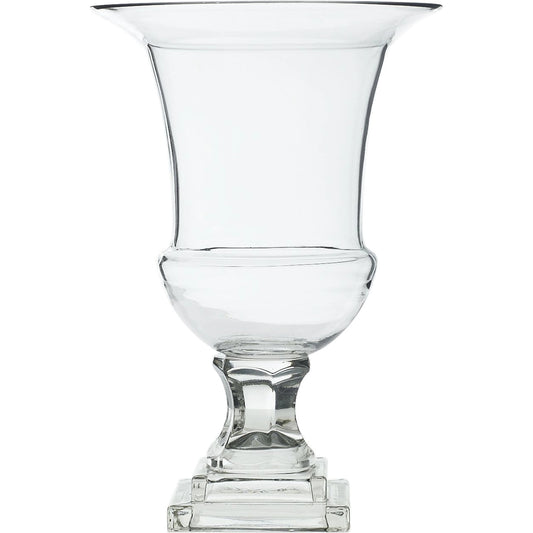 Ellewood Urn by Accent Decor in clear. Made from glass in a modern style.