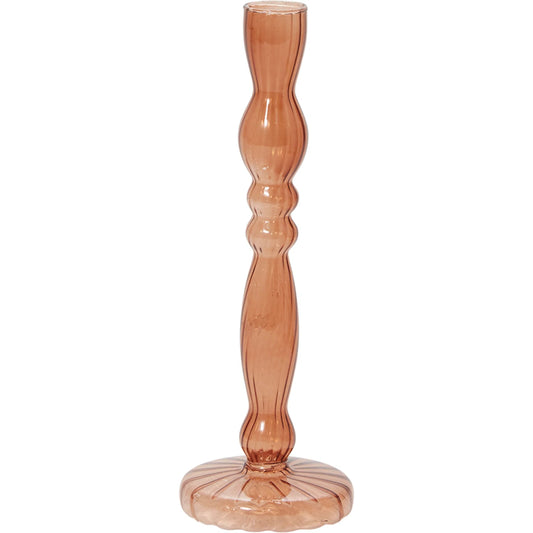 Raywood Candlestick 4 by Accent Decor. Made from glass in a unique style.