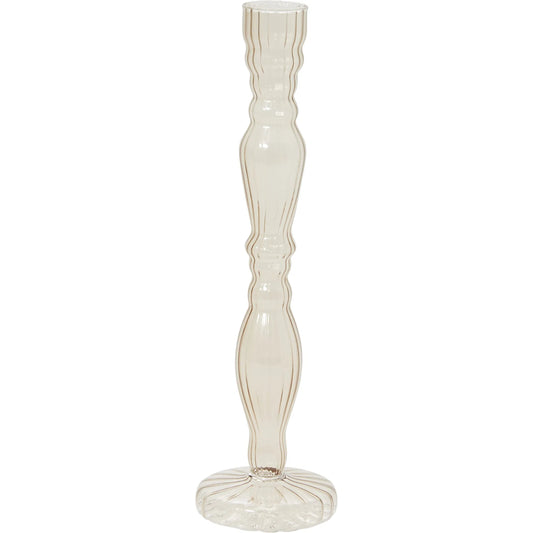 Raywood Candlestick 4 by Accent Decor. Made from glass in a unique style.