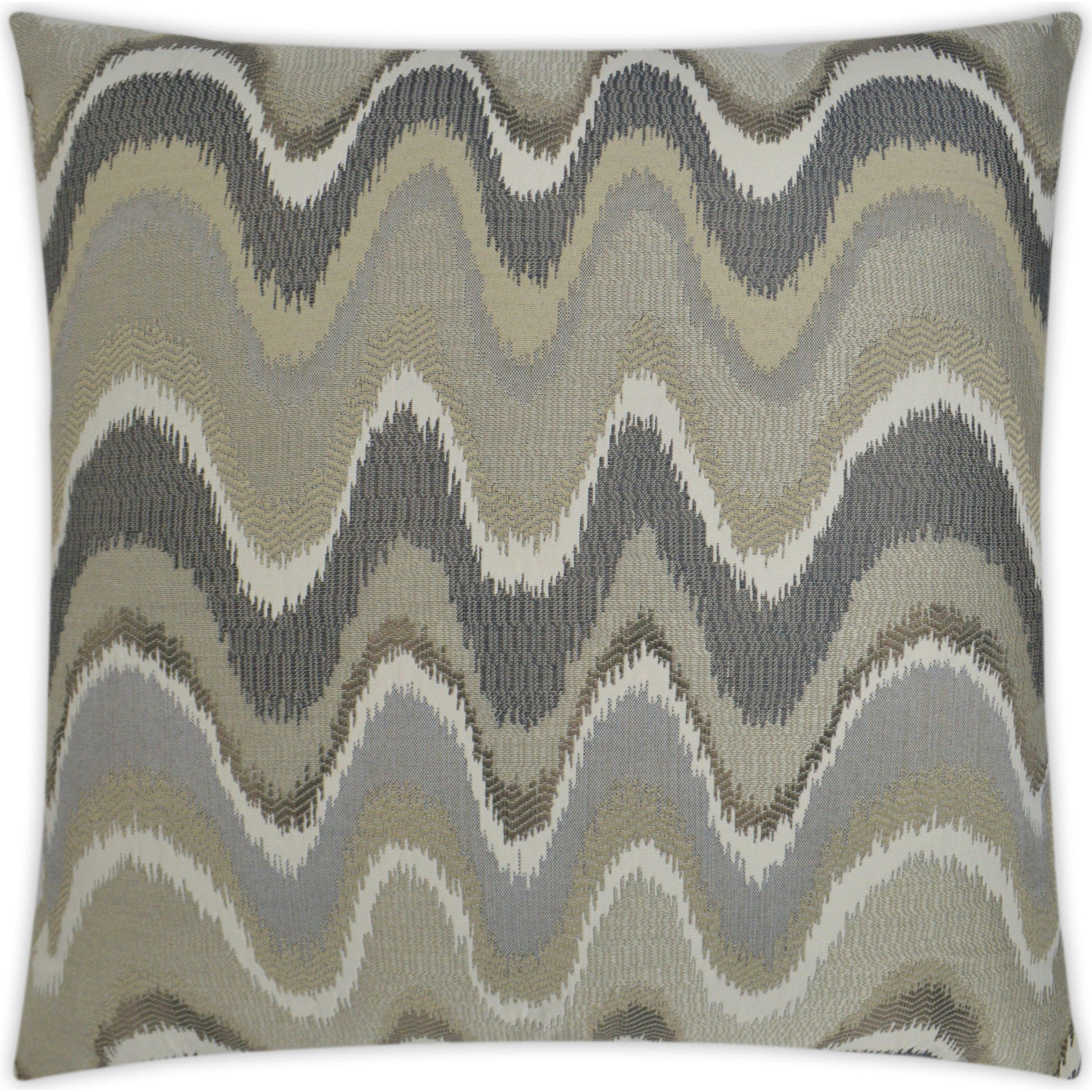 Rave Wave by DV Kap Home in gray, taupe, tan. Made from 50% rayon, 50% polyester in a modern style.