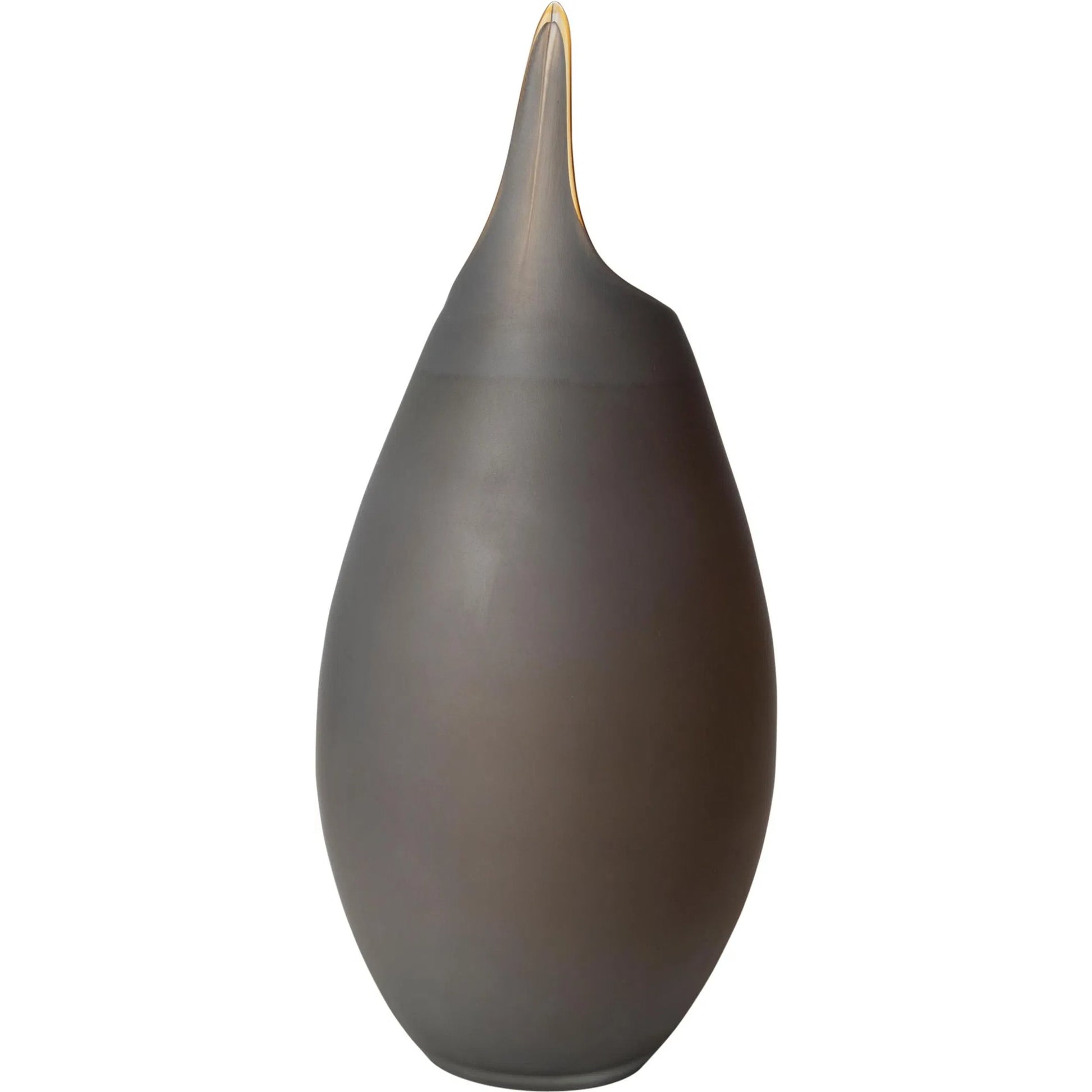 Frosted Vase by Global Views. Made from glass in a modern style.