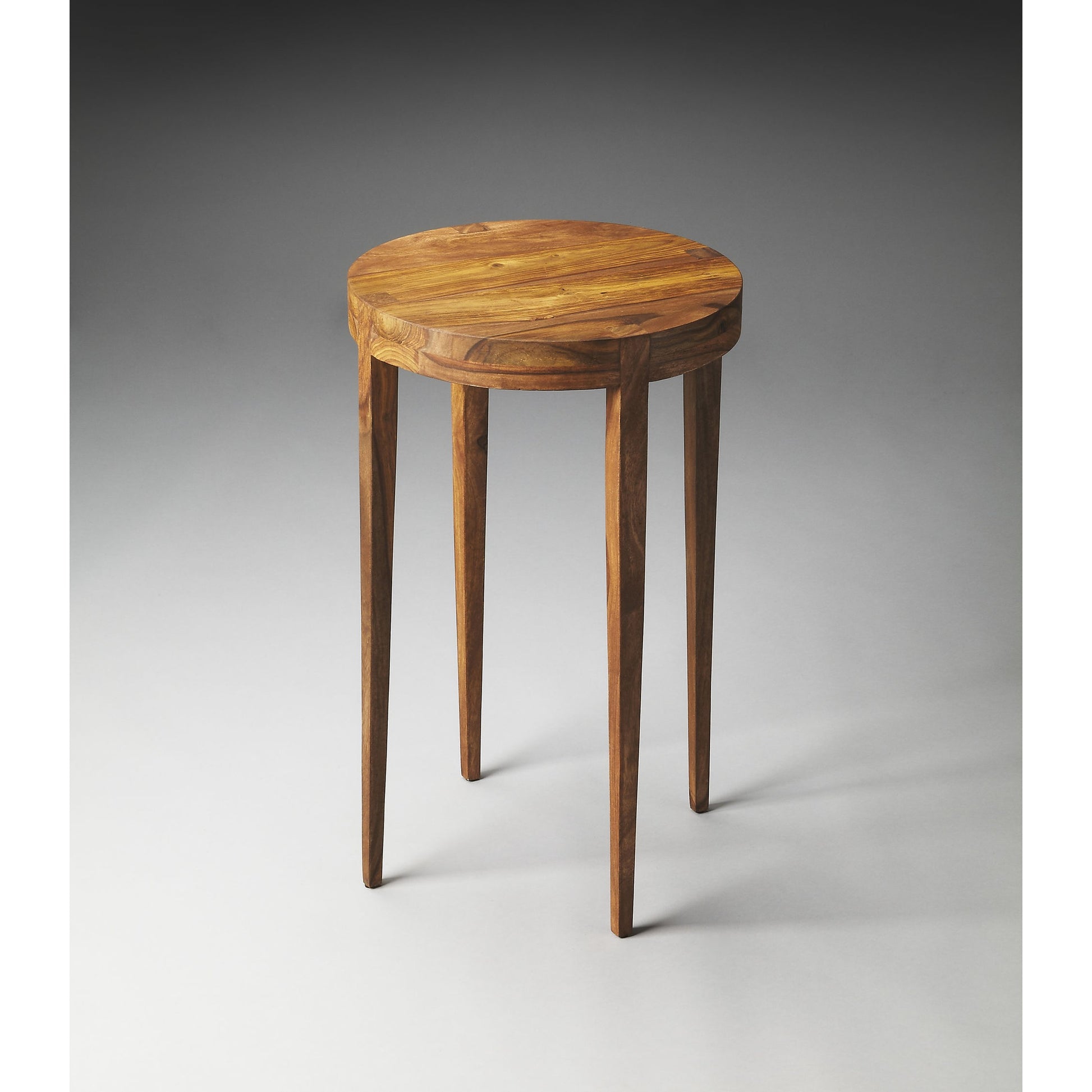 Cagney Solid Wood Accent Table by Butler Specialty Company in light brown and butler loft. Made from sheesham wood solids in a modern style.