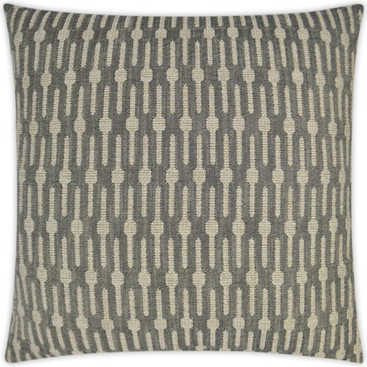 Hoonah Pillow by DV Kap Home in obsidian. Made from 61.48% polyester, 33.30% cotton, 4.90% pcrpoly, 0.32% nylon in a unique style.