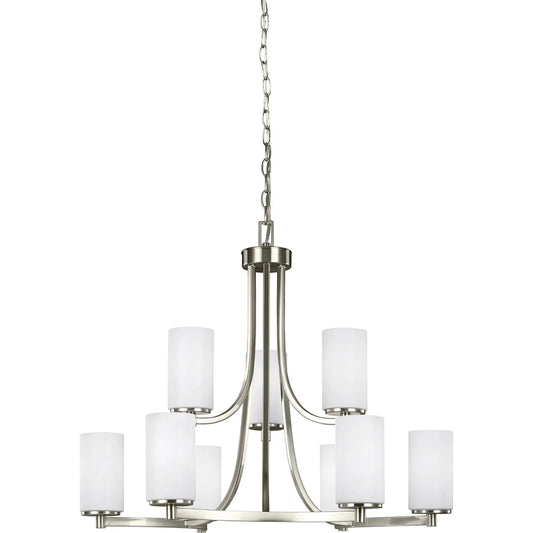 Hettinger Nine Light Chandelier by Visual Comfort & Co.. Made from steel in a unique style.