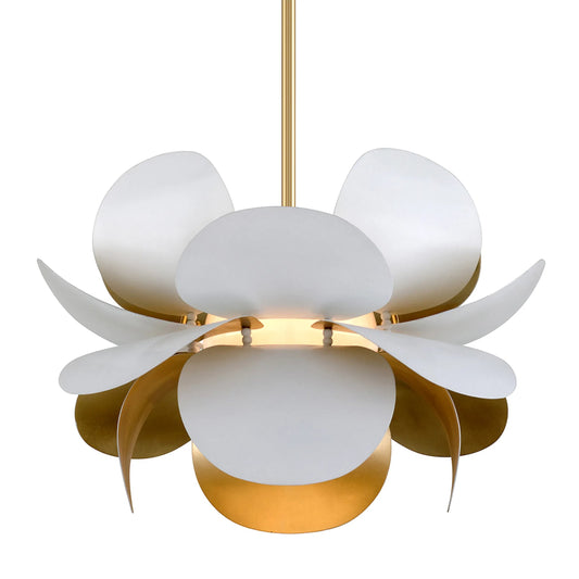 Ginger Chandelier by Corbett. Made from hand crafted iron in a modern style.