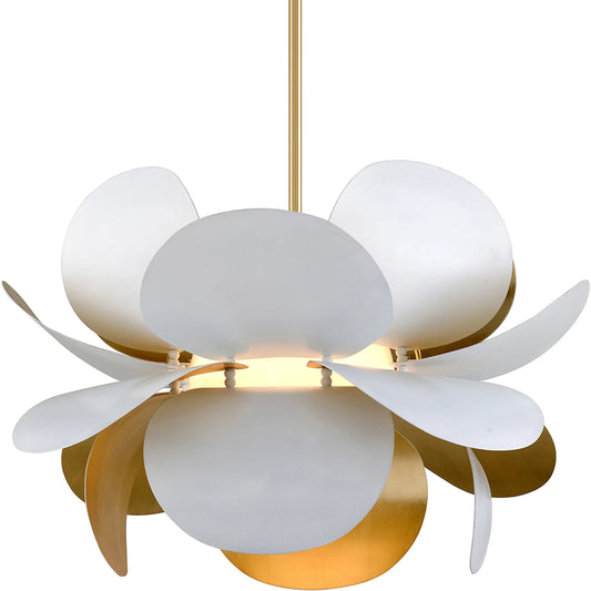 Ginger Chandelier by Corbett. Made from hand crafted iron in a unique style.